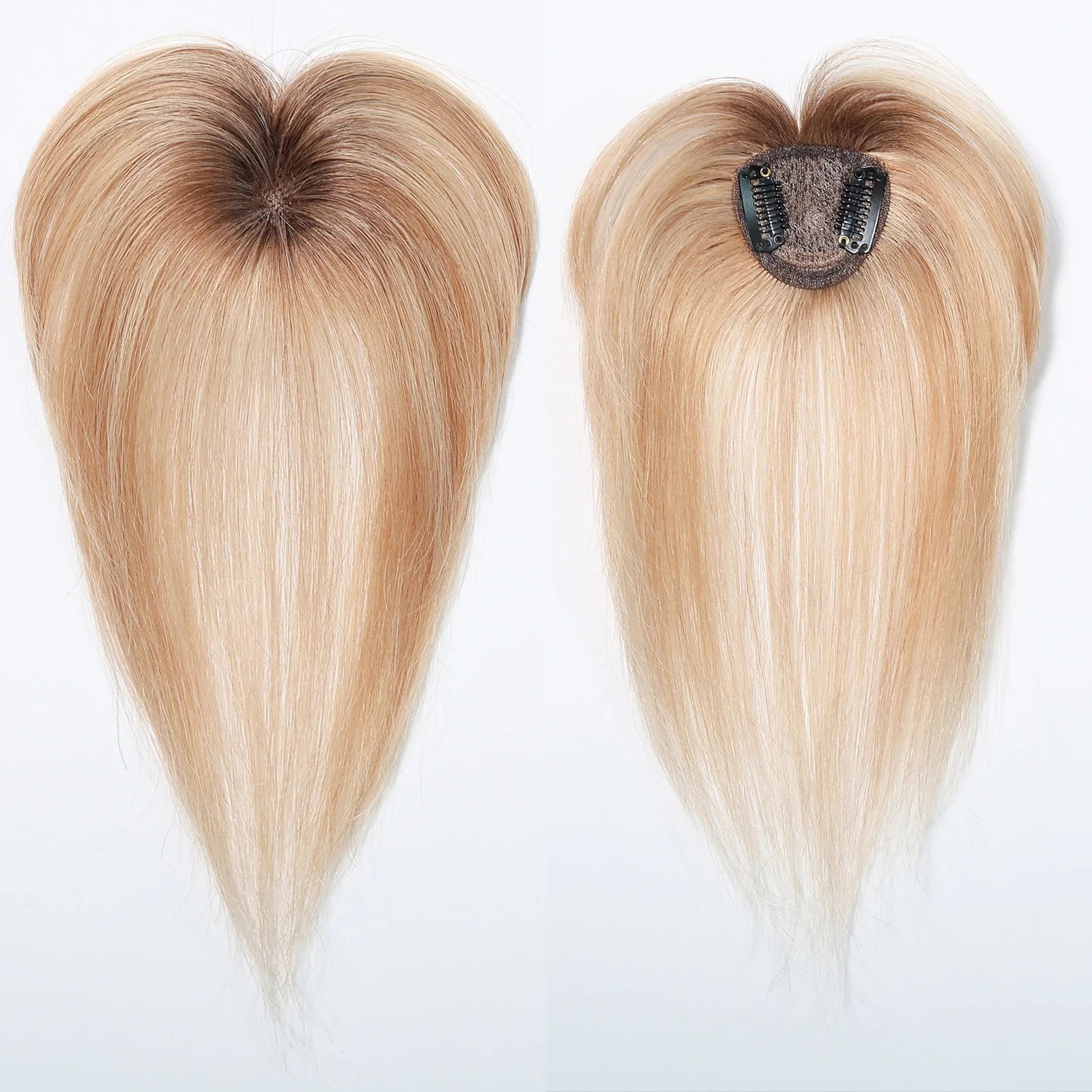Remy Hair Toppers Mixed Blonde