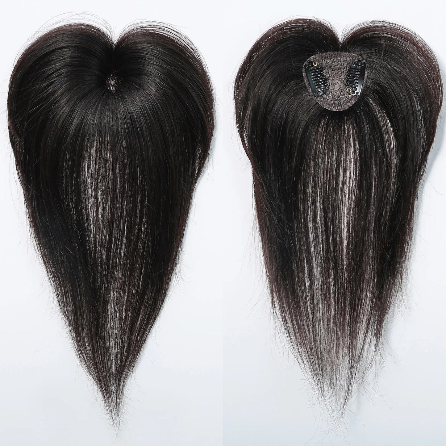 Remy Hair Toppers Natural Black