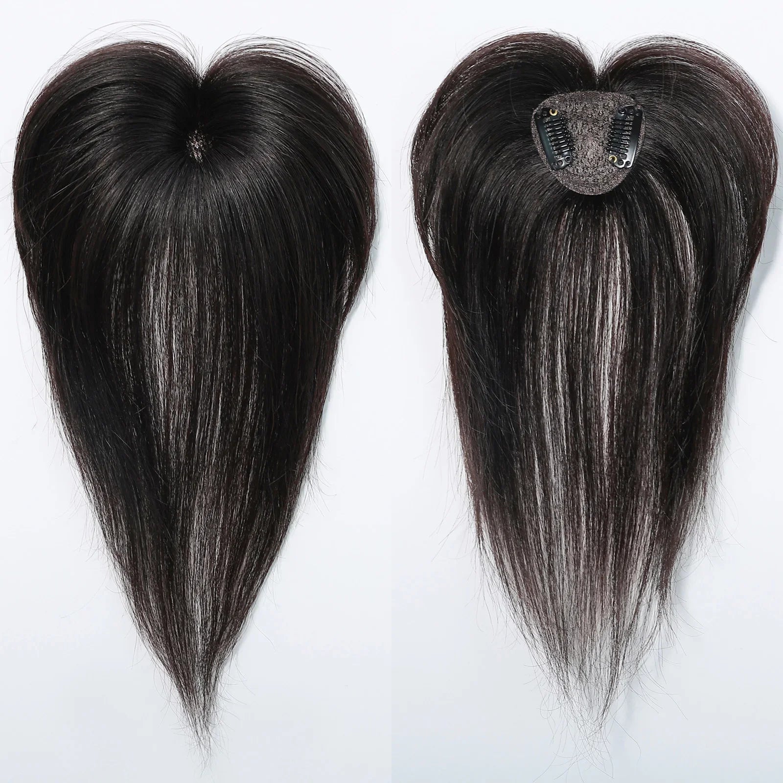 Remy Hair Toppers Natural Black