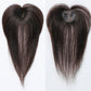 Remy Hair Toppers Natural Black Front and Back