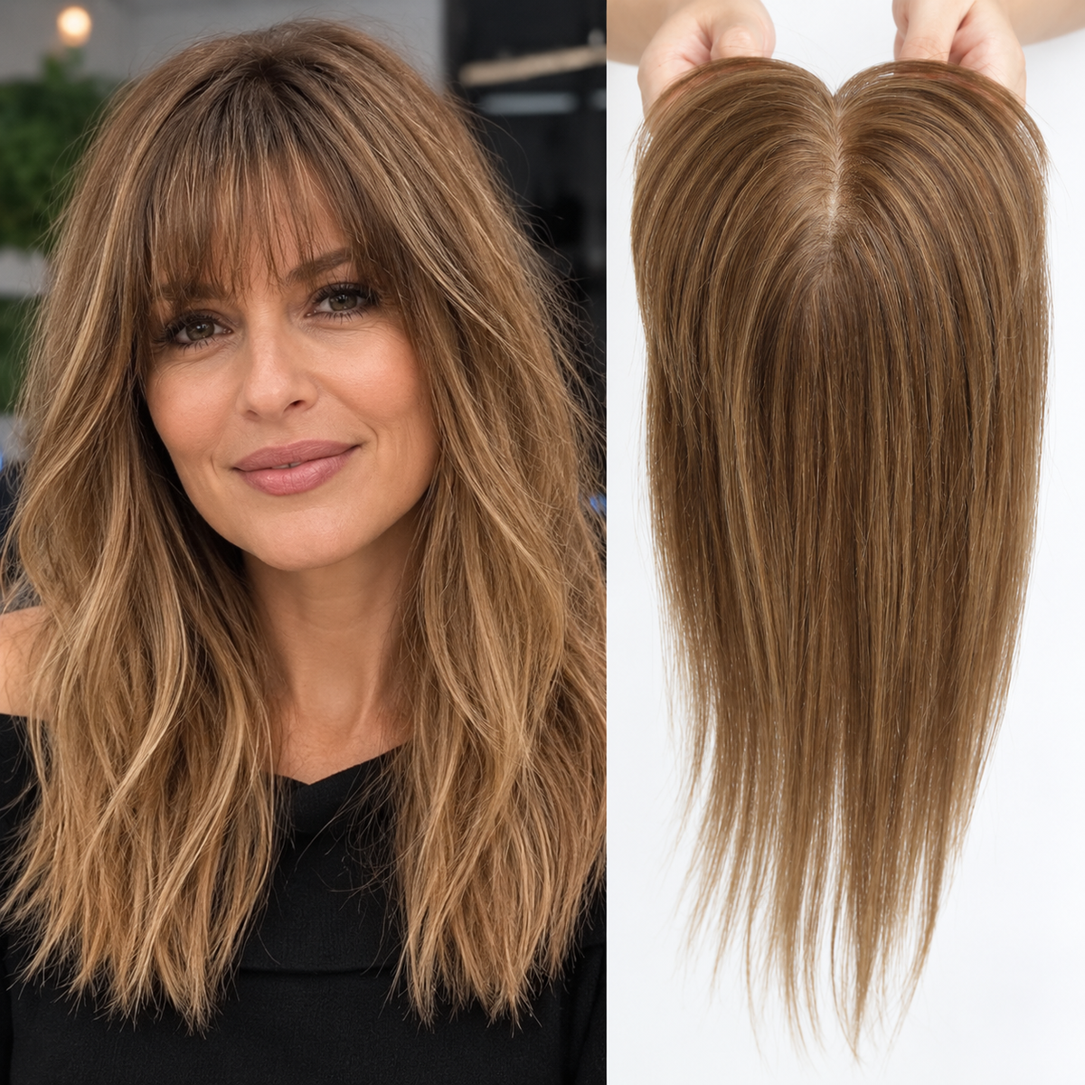 Brown Hair Topper