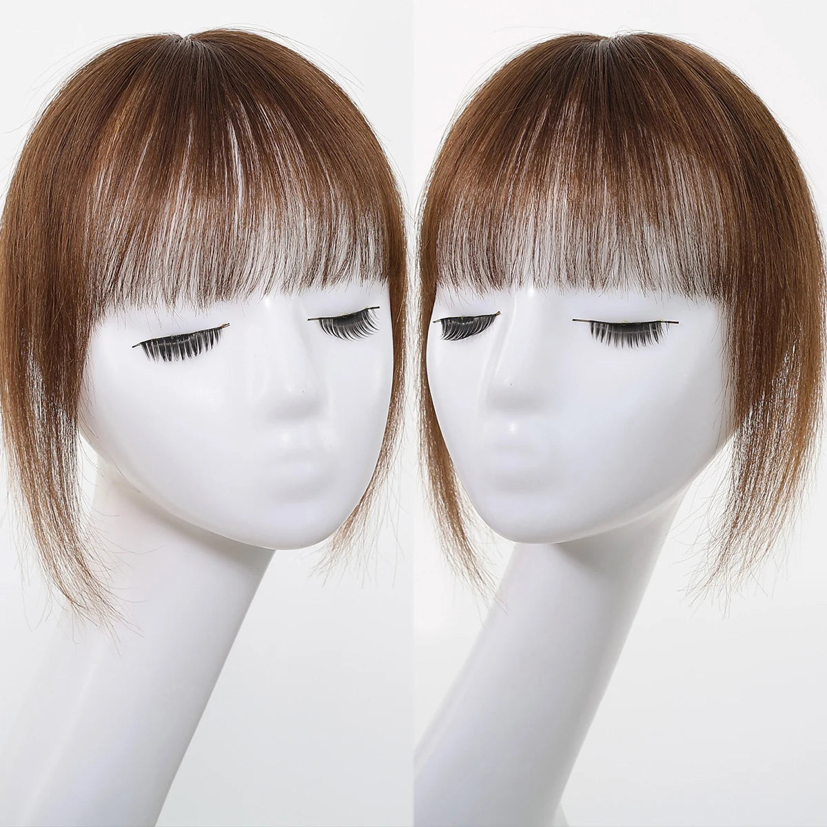 Remy Hair Toppers with Bangs