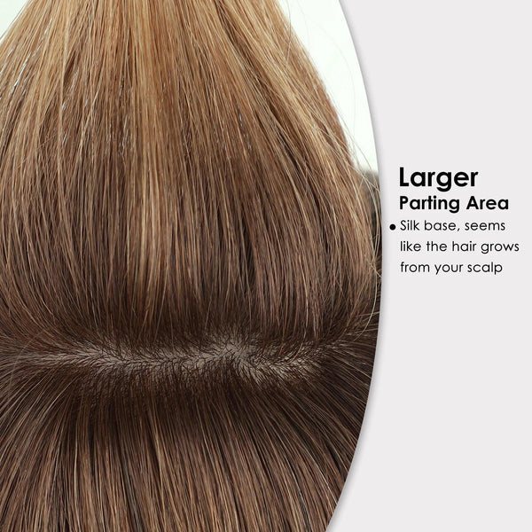 Close Up of Hair Toppers Natural Roots