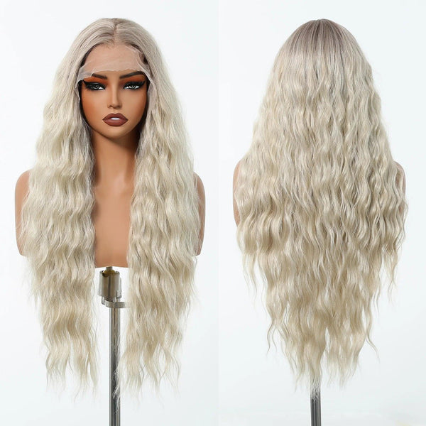 Blonde Water Wave Wig