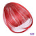 Bright Red Clip on Bangs