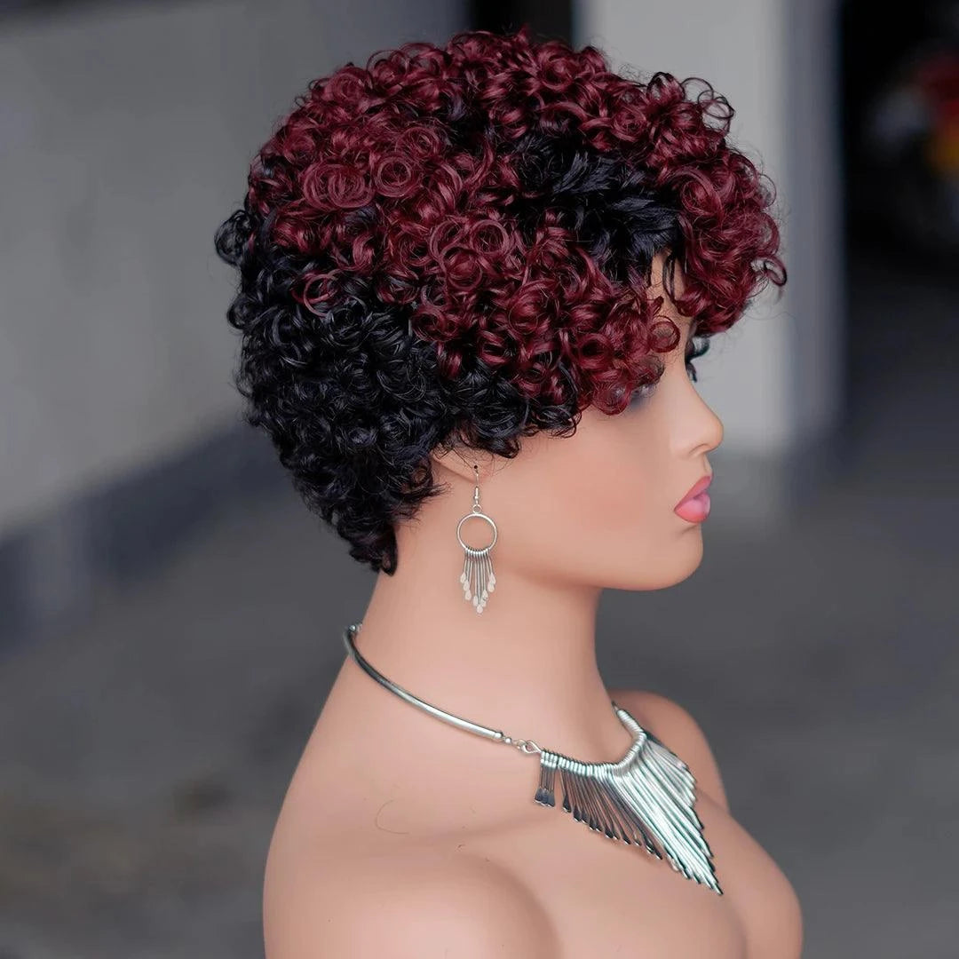 Burgundy Wig
