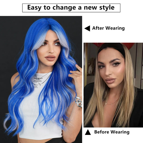 Wigs Blue