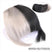 Black and Silver Clip on Fringe