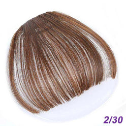 Brown Clip on Fringe
