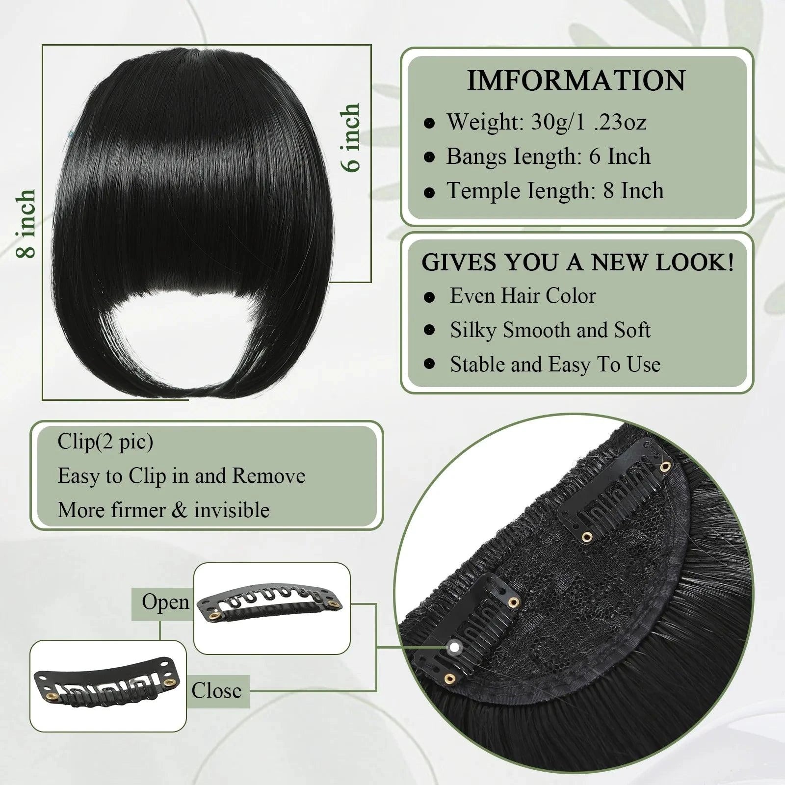 Clip On Bangs Amazon