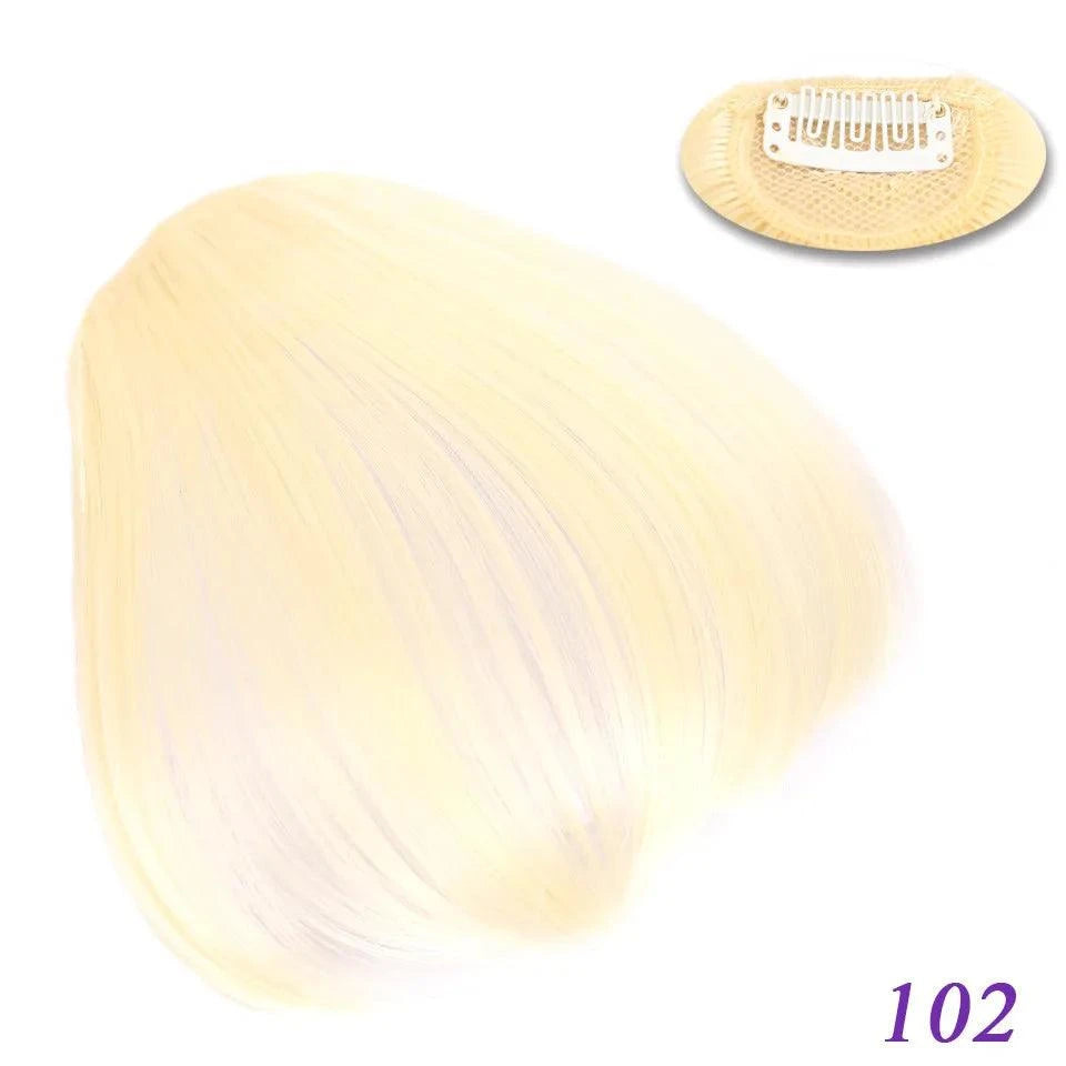 Blonde Clip On Fringe