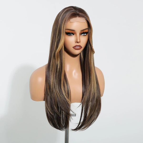 Mixed Brown Lace Front Wig