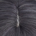Short Grey Bob Wig Hairline Close Up