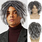 Silver Dreads Wig