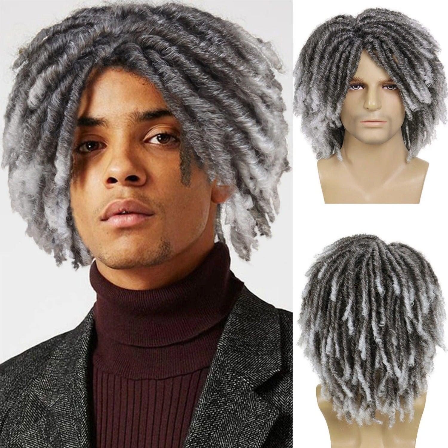 Silver Dreads Wig