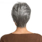 Silver Human Hair Wig