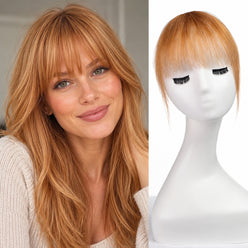 Strawberry Blonde Fringe Extensions