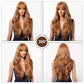 Stylonic auburn wig for redheads with natural finish