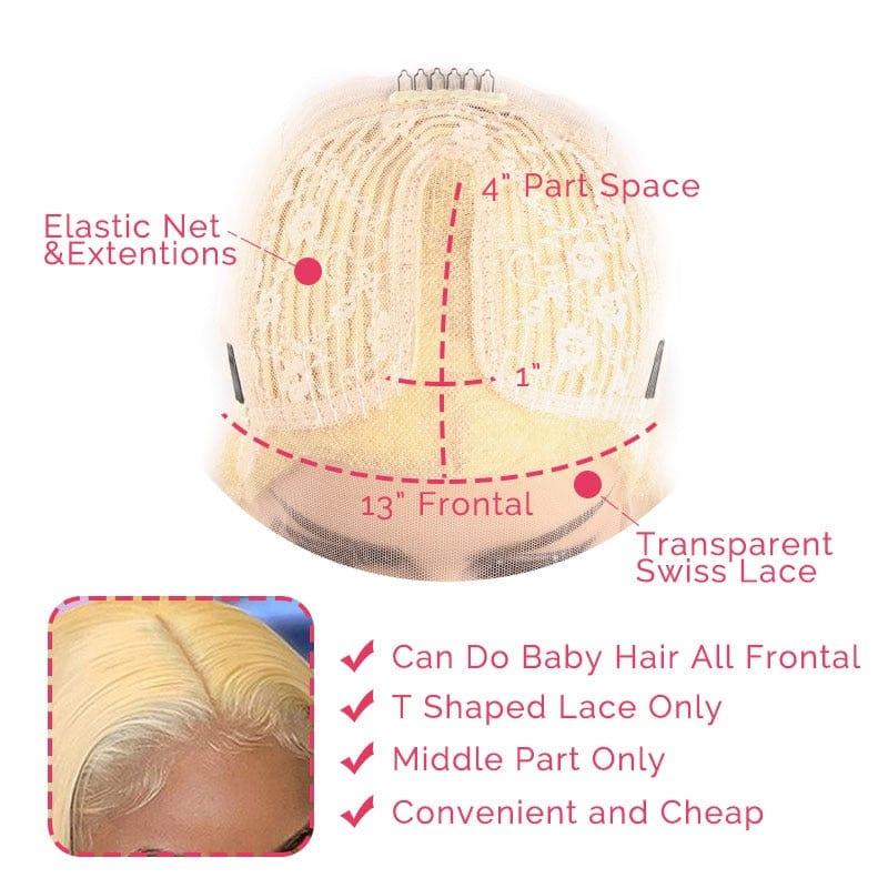 T Part Lace Front Wig Cap