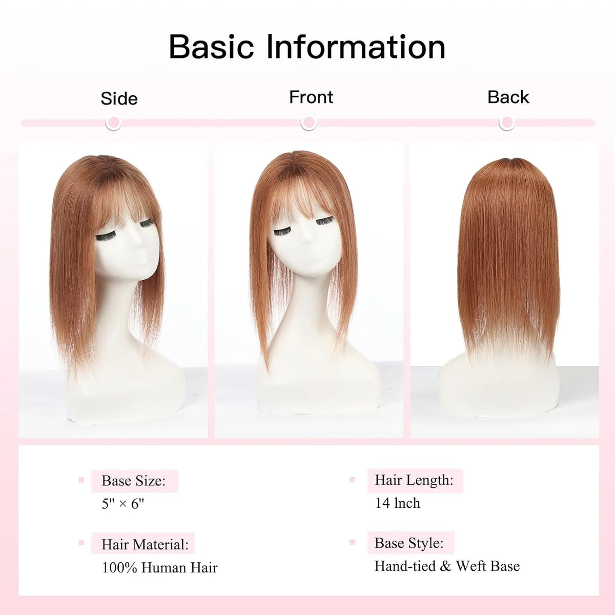 Uk Hair Toppers Ginger
