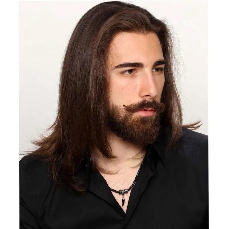 Ultra-thin skin PU hair system for men – side profile showing natural hairline