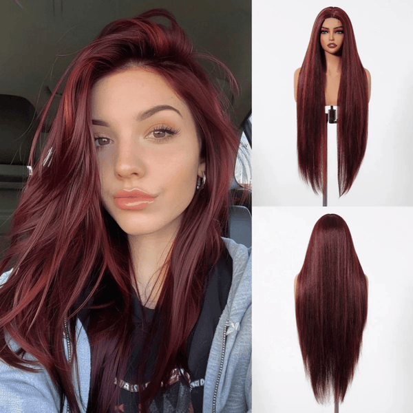 Red Wigs Lace Front