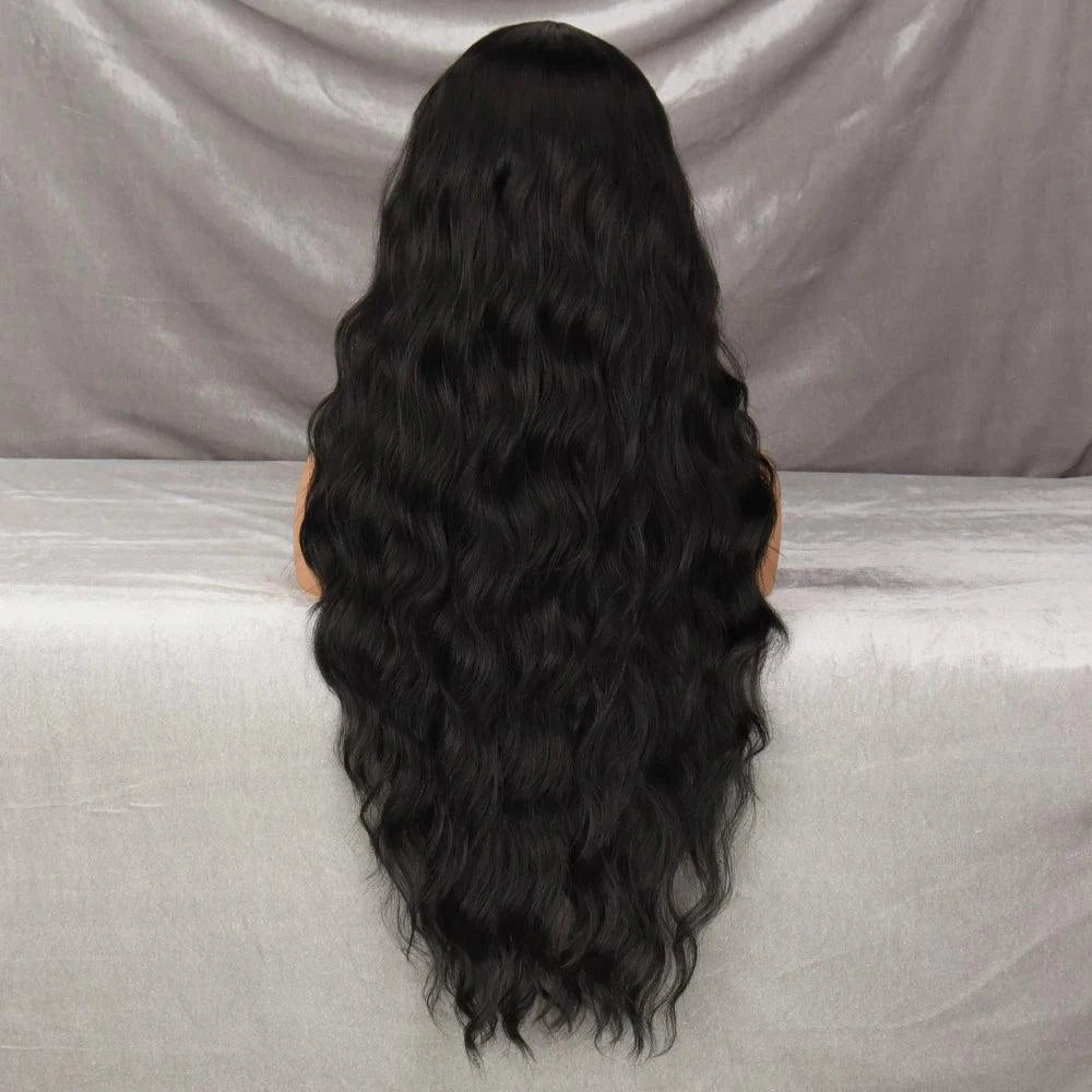Wavy Black Wig 