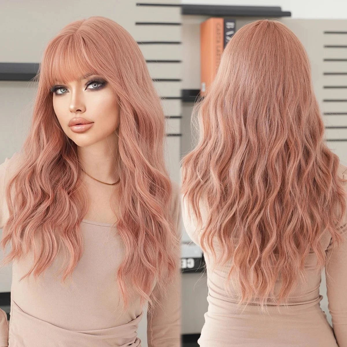 Wavy Pink Wig