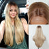 Wear and go synthetic lace wig in natural blonde shade