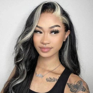 White Black Wig