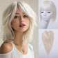 White Blonde Hair Topper