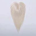 White Blonde Platinum Hair Topper