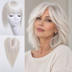 Best Hair Toppers for Thinning Hair White Blonde
