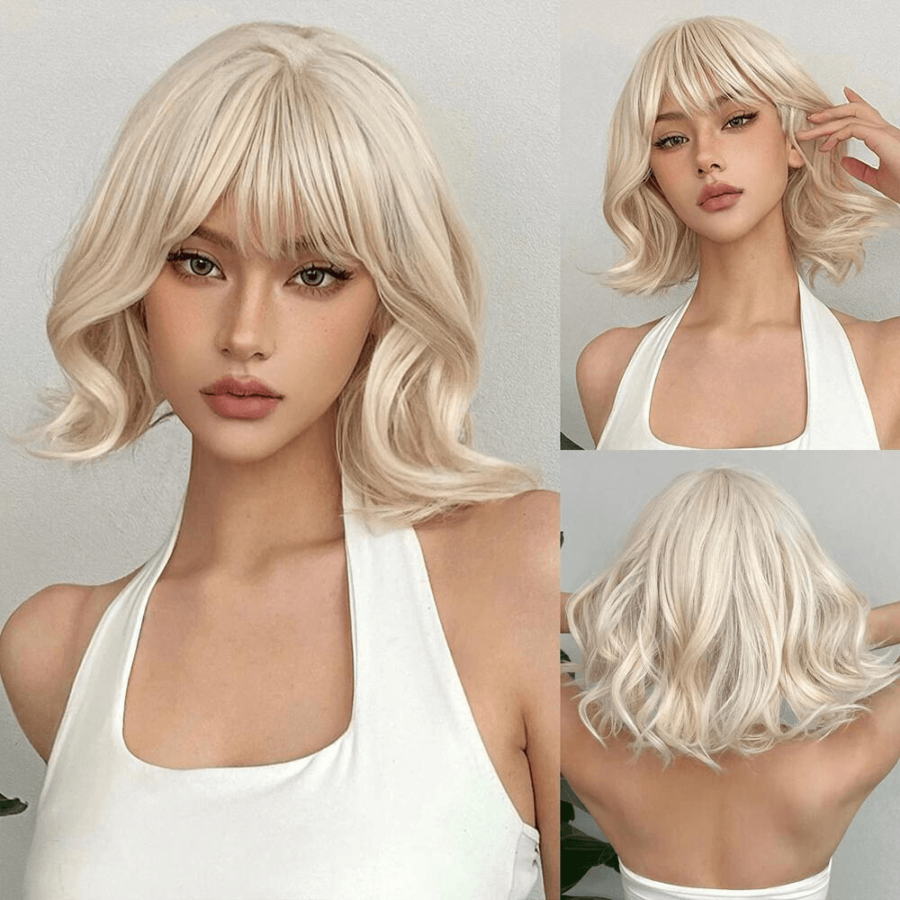 Wig Blonde Short