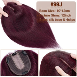 Wiglets for Crown Area Burgundy