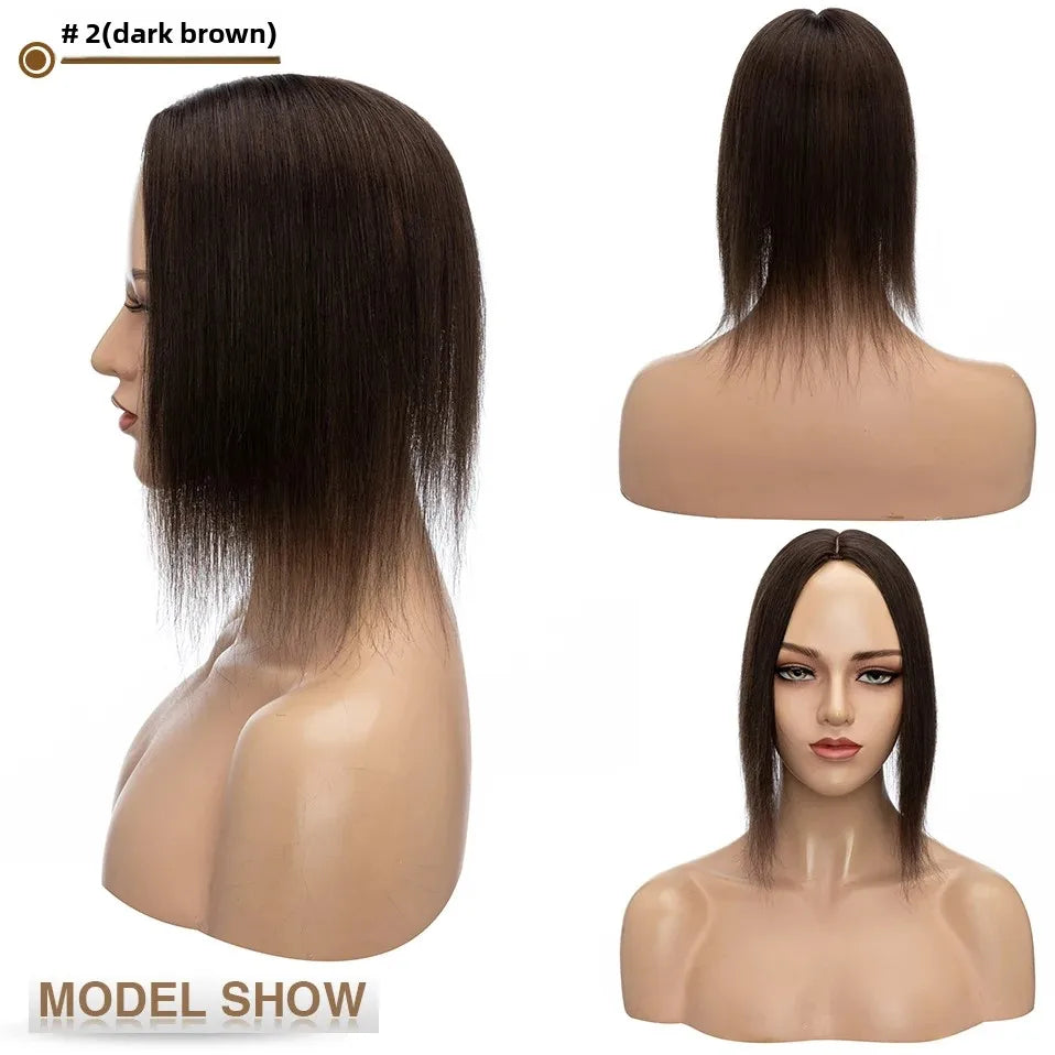 Wiglets for Crown Area Dark Brown