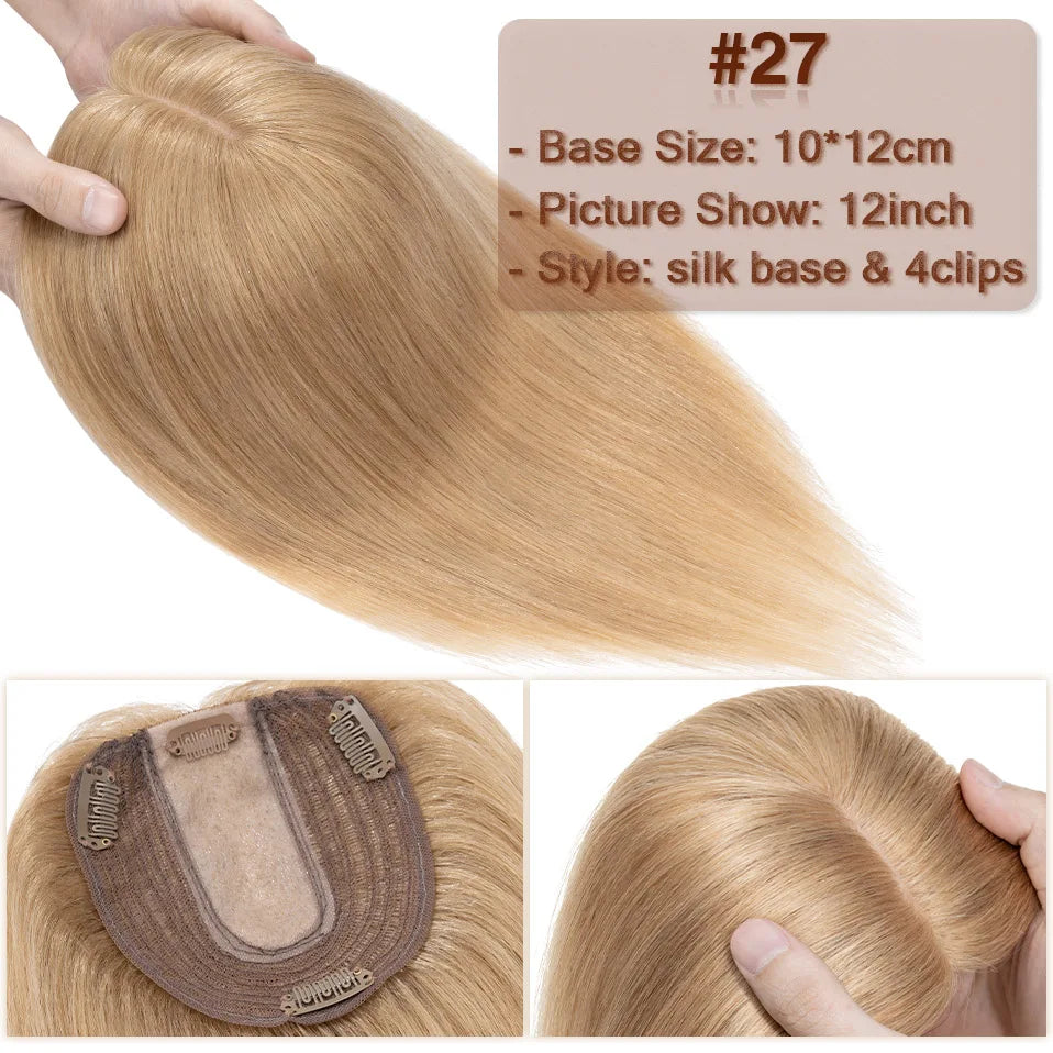 Wiglets for Crown Area Dark Honey Blonde