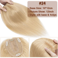 Wiglets for Crown Area Honey Blonde