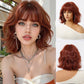 Wigs Hair Copper Red