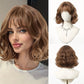Wigs Hair Light Brown