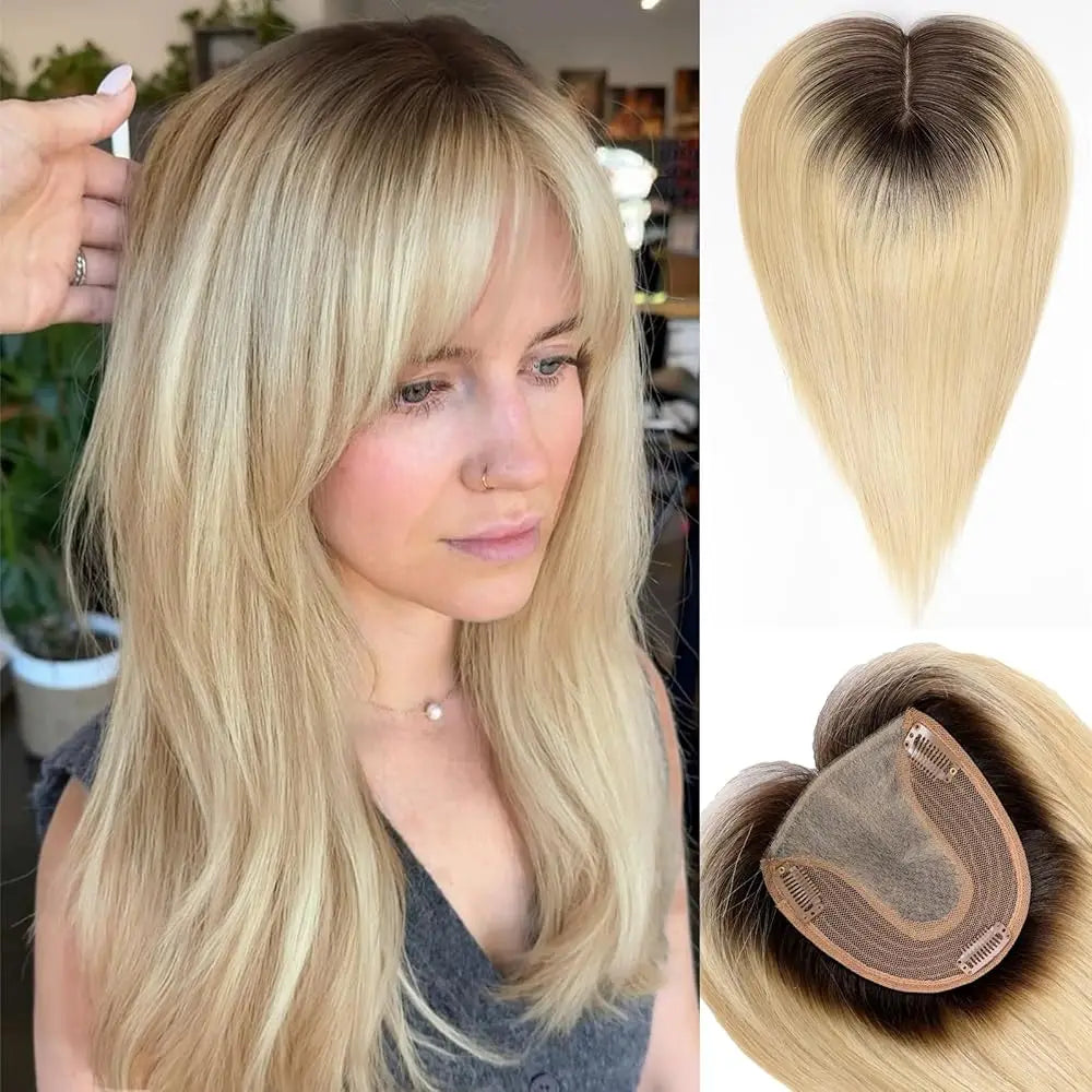 Women's Blonde Hair Topper