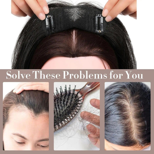 Hair Topper For Thinning Crown