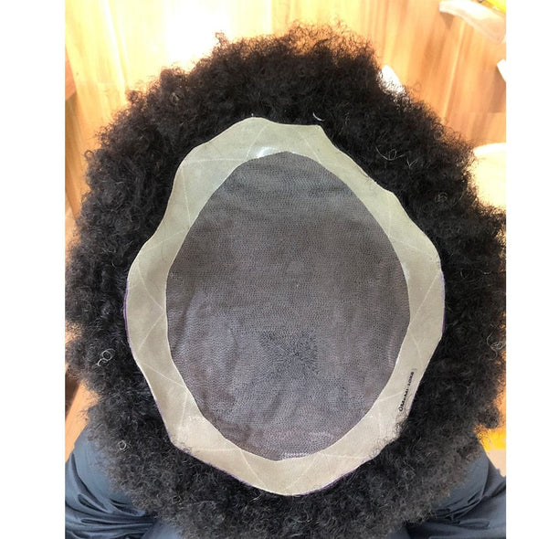 Stylonic Fashion Boutique Toupee Afro Toupee for Men Human Hair Wigs | Afro Toupee for Men - Stylonic Fashion Boutique
