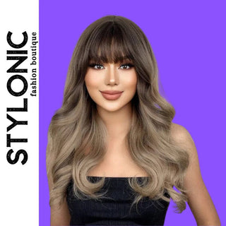 Stylonic Fashion Boutique Synthetic Wig Ash Brown Ombre Wig Ash Brown Ombre Wig - Stylonic Fashion Boutique