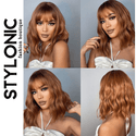 Stylonic Fashion Boutique Synthetic Wig Auburn Red Wig Auburn Red Wig - Stylonic Wigs