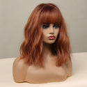 Red Wig with Bangs