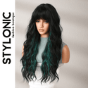 Stylonic Fashion Boutique Balayage Green Black Wig