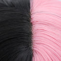 Stylonic Fashion Boutique Synthetic Wig Black and Pink Wig with Bangs Black and Pink Wig with Bangs - Stylonic Wigs