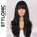 Stylonic Fashion Boutique Synthetic Wig Black Fringe Wig Wigs - Black Fringe Wig - Stylonic Fashioon Boutique