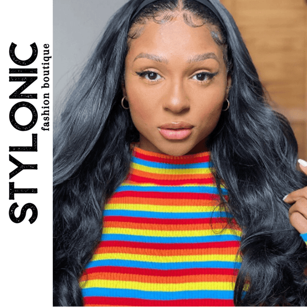 Stylonic Fashion Boutique Synthetic Wig Black Headband Wig Wigs - Black Headband Wig | Stylonic Fashion Boutique